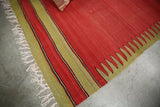 Vintage Bodrum Kilim 4.7x7.9ft