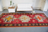 urkish rug, vintage rug, flat weave, kilim rug, large area rug, square rug, Wild Shaman, Portland, Oregon, rug store, rug shop, local shop,  bright colors, area rug, bold color