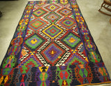Vintage Denizli Kilim 5.8x9.11ft