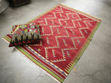 Vintage Balikesir Kilim 4.9ftx6.8ft