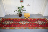 Old Maras Kilim 4.10ftx16ft