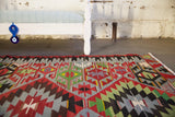 Vintage Oushak Esme Kilim 5.6ftx10ft