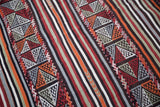 Vintage Balikesir Cicim Kilim 5.3ftx9.3ft