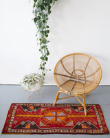 pile rug, Turkish rug, vintage rug, portland, rug shop, bright colors, wild shaman, area rug, red rug, mini rug, bold color, Portland, Oregon, rug store, rug shop, local shop, flat weave, kilim rug