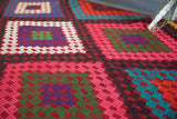 Vintage Aegean Cicim Kilim 5.5ftx9ft