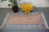 Vintage Kayseri Kilim 4ftx6.5ft
