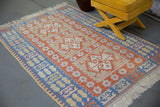 Vintage Kayseri Kilim 4ftx6.5ft