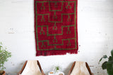 old rug, antique rug, Turkish rug, Portland, Oregon, rug store, rug shop, local shop, bright colors, wild shaman, area rug, red rug, bold color, burgundy, dark red, rug shop, portland, Anatolian rug, shaggy rug, tulu rug