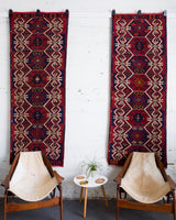 Turkish rug, vintage rug, portland, rug shop, bright colors, wild shaman, runner rug, bold color, Portland, Oregon, rug store, rug shop, local shop, hallway runner, skinny runner, flat weave, runners