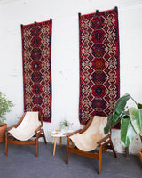 Turkish rug, vintage rug, portland, rug shop, bright colors, wild shaman, runner rug, bold color, Portland, Oregon, rug store, rug shop, local shop, hallway runner, skinny runner, flat weave, runners