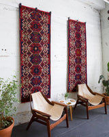 Turkish rug, vintage rug, portland, rug shop, bright colors, wild shaman, runner rug, bold color, Portland, Oregon, rug store, rug shop, local shop, hallway runner, skinny runner, flat weave, runners