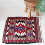 pile rug, Turkish rug, vintage rug, portland, rug shop, bright colors, wild shaman, area rug, red rug, mini rug, bold color, Portland, Oregon, rug store, rug shop, local shop, flat weave, kilim rug