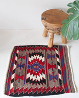 pile rug, Turkish rug, vintage rug, portland, rug shop, bright colors, wild shaman, area rug, red rug, mini rug, bold color, Portland, Oregon, rug store, rug shop, local shop, flat weave, kilim rug