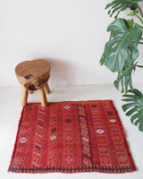 pile rug, Turkish rug, vintage rug, portland, rug shop, bright colors, wild shaman, area rug, red rug, mini rug, bold color, Portland, Oregon, rug store, rug shop, local shop, flat weave, kilim rug