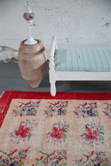 Vintage Isparta Rug 6ftx9ft