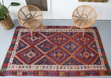 Old Fethiye Kilim 5.3ftx9.4ft