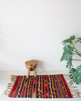 pile rug, Turkish rug, vintage rug, portland, rug shop, bright colors, wild shaman, area rug, red rug, mini rug, bold color, Portland, Oregon, rug store, rug shop, local shop, flat weave, kilim rug