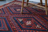 Old Fethiye Kilim 5.3ftx9.4ft
