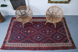 Old Fethiye Kilim 5.3ftx9.4ft