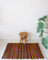 pile rug, Turkish rug, vintage rug, portland, rug shop, bright colors, wild shaman, area rug, red rug, mini rug, bold color, Portland, Oregon, rug store, rug shop, local shop, flat weave, kilim rug