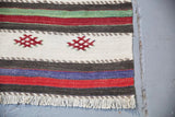 Vintage Anatolian Kilim Runner 2.3ftx10.5ft