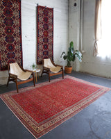 old rug, antique rug, Turkish rug, Portland, Oregon, rug store, rug shop, local shop, bright colors, wild shaman, large rug, area rug, red rug, bold color, burgundy, dark red