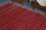 old rug, antique rug, Turkish rug, Portland, Oregon, rug store, rug shop, local shop, bright colors, wild shaman, large rug, area rug, red rug, bold color, burgundy, dark red