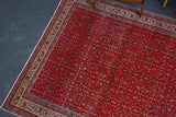 old rug, antique rug, Turkish rug, Portland, Oregon, rug store, rug shop, local shop, bright colors, wild shaman, large rug, area rug, red rug, bold color, burgundy, dark red