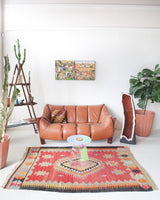 Turkish rug, vintage rug, flat weave, kilim rug, large area rug, square rug, Wild Shaman, Portland, Oregon, rug store, rug shop, local shop, bright colors, area rug, bold color