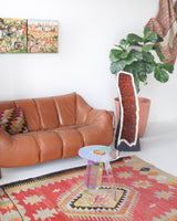 Turkish rug, vintage rug, flat weave, kilim rug, large area rug, square rug, Wild Shaman, Portland, Oregon, rug store, rug shop, local shop, bright colors, area rug, bold color