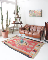 Turkish rug, vintage rug, flat weave, kilim rug, large area rug, square rug, Wild Shaman, Portland, Oregon, rug store, rug shop, local shop, bright colors, area rug, bold color