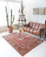 pile rug, Turkish rug, vintage rug, portland, rug shop, bright colors, wild shaman, worn out rug, distressed rug, bold color, Portland, Oregon, rug store, rug shop, local shop
