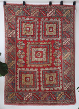 pile rug, Turkish rug, vintage rug, portland, rug shop, bright colors, wild shaman, worn out rug, distressed rug, bold color, Portland, Oregon, rug store, rug shop, local shop