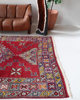 pile rug, Turkish rug, vintage rug, portland, rug shop, bright colors, wild shaman, worn out rug, distressed rug, bold color, Portland, Oregon, rug store, rug shop, local shop