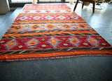 Old Sivas Tokmakli Kilim 6.8x12.3ft