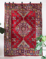 pile rug, Turkish rug, vintage rug, portland, rug shop, bright colors, wild shaman, worn out rug, distressed rug, bold color, Portland, Oregon, rug store, rug shop, local shop