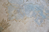 Vintage Oushak style Kars Rug 6ftx7.10ft