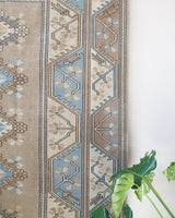 old rug, antique rug, earthy colors, faded colors, Turkish rug, vintage rug, worn out rug, distressed rug, Portland, Oregon, rug store, rug shop, local shop, pile rug, cool colors, light colors
