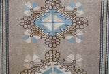 old rug, antique rug, earthy colors, faded colors, Turkish rug, vintage rug, worn out rug, distressed rug, Portland, Oregon, rug store, rug shop, local shop, pile rug, cool colors, light colors