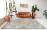 old rug, antique rug, earthy colors, faded colors, Turkish rug, vintage rug, worn out rug, distressed rug, Portland, Oregon, rug store, rug shop, local shop, pile rug, cool colors, light colors