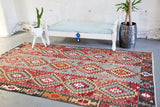 Old Oushak Esme Kilim 5.10ftx9.7ft