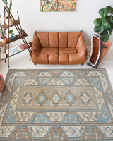 old rug, antique rug, earthy colors, faded colors, Turkish rug, vintage rug, worn out rug, distressed rug, Portland, Oregon, rug store, rug shop, local shop, pile rug, cool colors, light colors