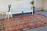 Old Oushak Esme Kilim 5.10ftx9.7ft