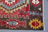 Old Oushak Esme Kilim 5.10ftx9.7ft