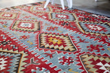 Old Oushak Esme Kilim 5.10ftx9.7ft