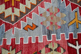 Old Oushak Esme Kilim 5.10ftx9.7ft