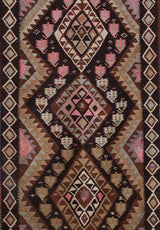 flat weave, hallway runner, runner rug, old rug, antique rug, earthy colors, faded colors, Turkish rug, vintage rug, soft rug, Portland, Oregon, rug store, rug shop, local shop