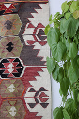 old rug, antique rug, earthy colors, faded colors, Turkish rug, vintage rug, flat weave, kilim rug, large area rug, square rug, Wild Shaman, Portland, Oregon, rug store, rug shop, local shop