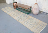 Vintage Demirci Runner Rug 2.5ftx10.9ft