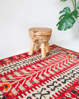 Turkish rug, vintage rug, flat weave, kilim rug, large area rug, square rug, Wild Shaman, Portland, Oregon, rug store, rug shop, local shop, bright colors, area rug, bold color